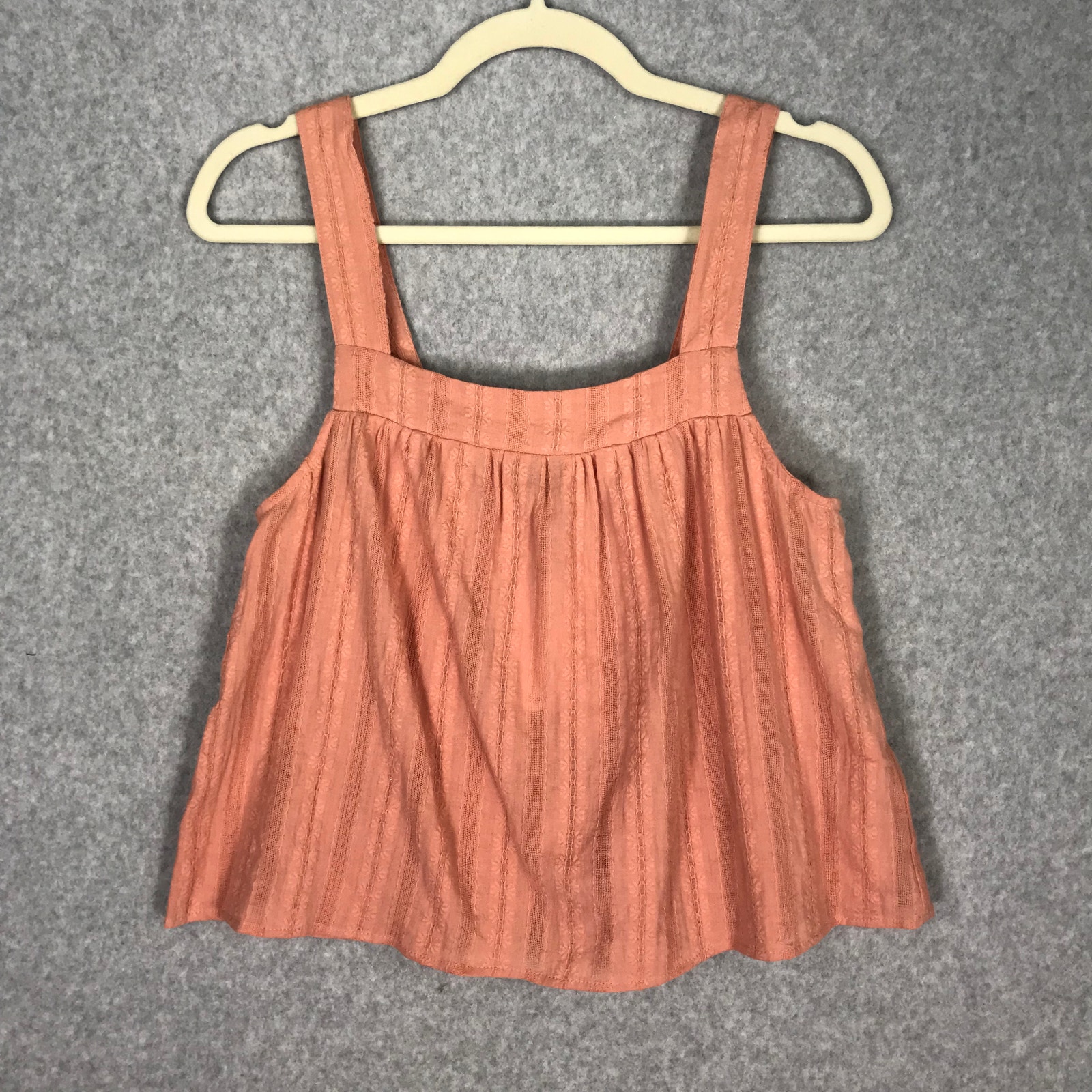 Splendid Top Womens Xs Coral Tank Blouse Flowy Twee Coastal Rodeo Fairy Cottage
